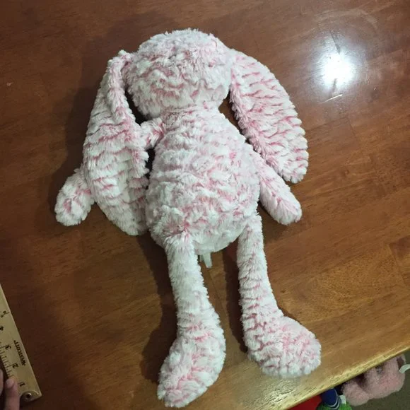 Pink Stuffed Animal Bunny - Picture 7 of 9